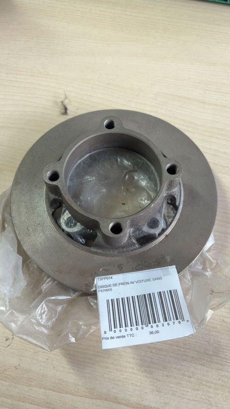 disque de frein voiture sans permis