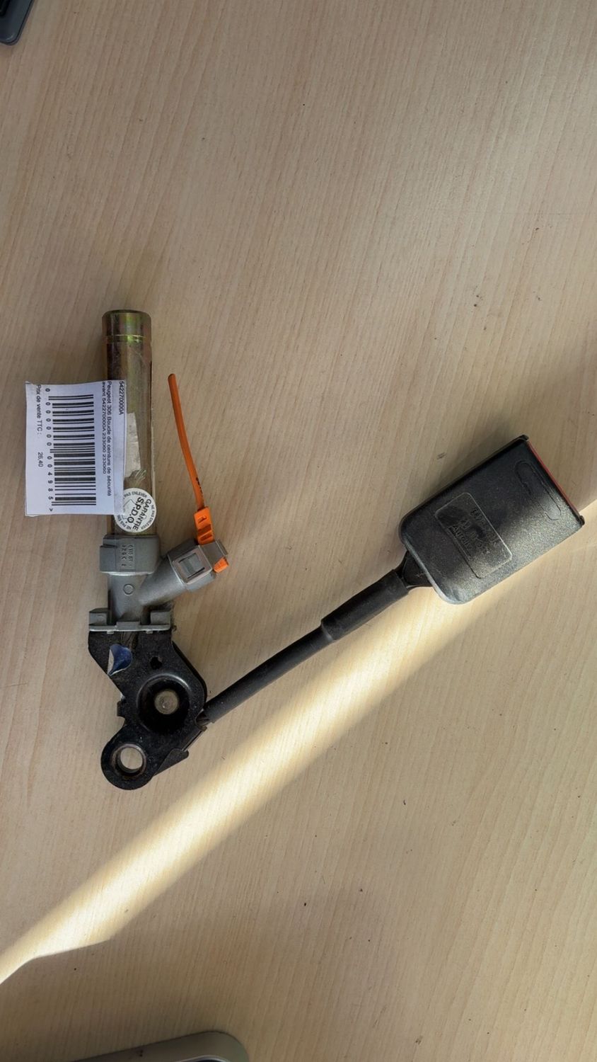 boucle de ceinture de sécurité avant droit peugeot partner (s1) break 542270000a