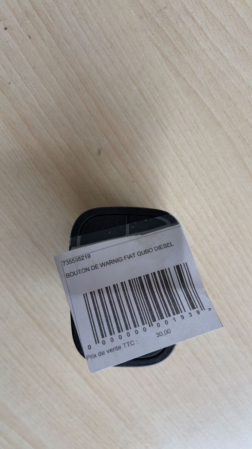 Bouton de warning occasion - Fiat QUBO 735595219