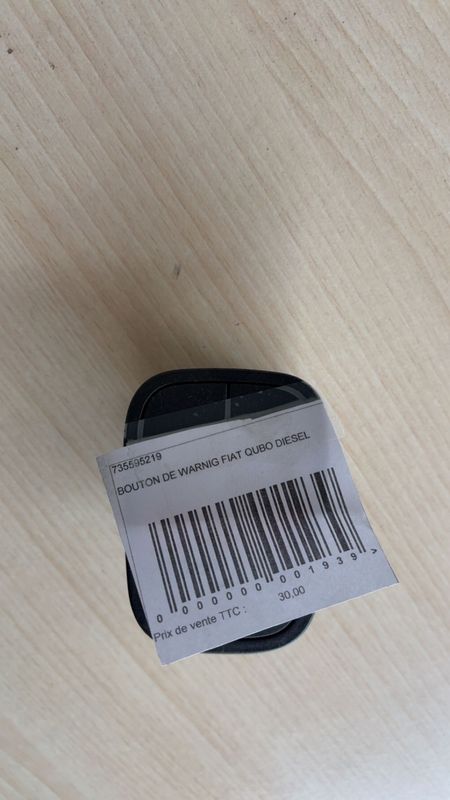 Bouton de warning occasion - Fiat QUBO 735595219