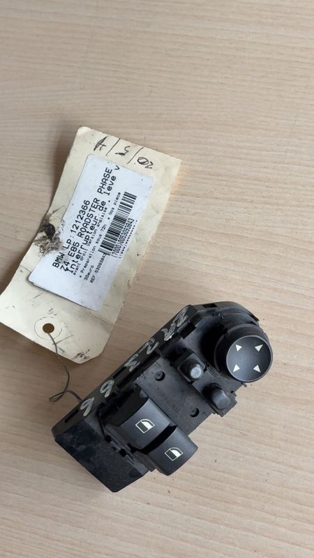 BMW Z4 Series E85 Switch Window Lifter Power Fold Driver Side Right O/S 6935869