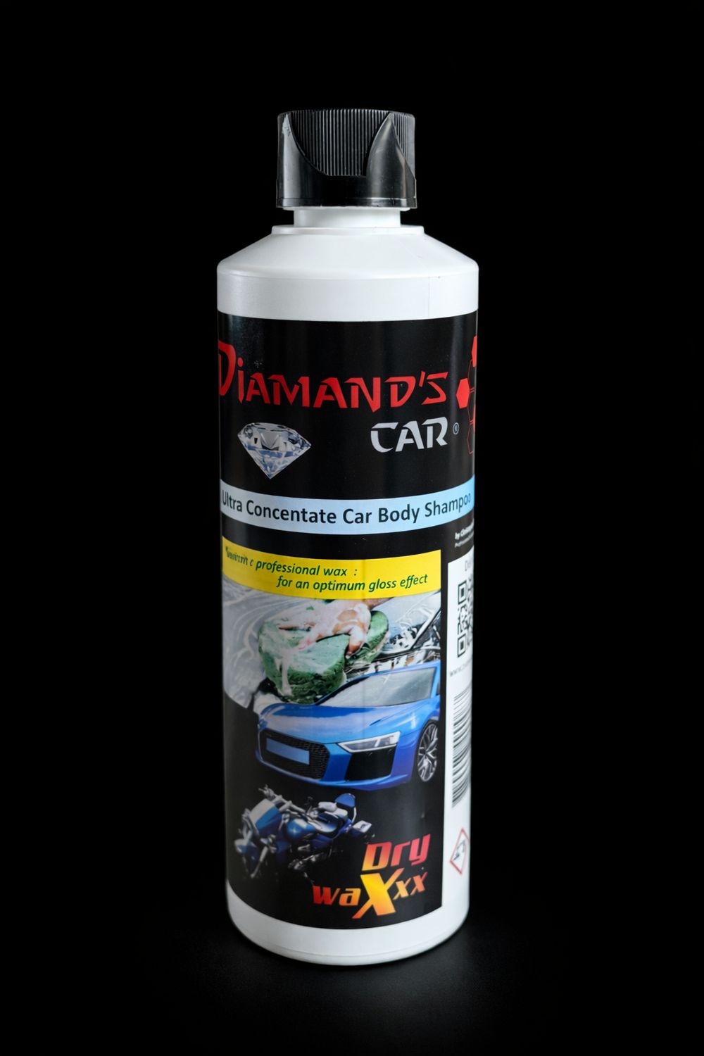 DIAMAND S CAR DRY WAXXX SHAMPOING VOITURE 500 ML