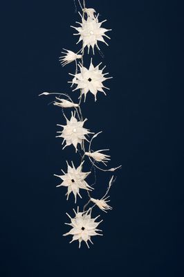 Sternenlichterkette aus finnischen Papiergarnen
