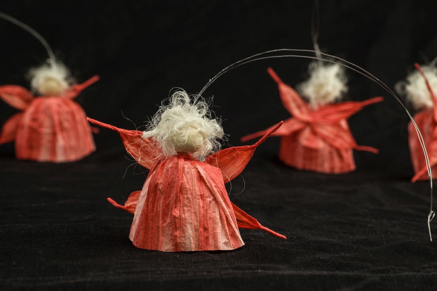 Lüttker Engel aus finnischen Papiergarnen