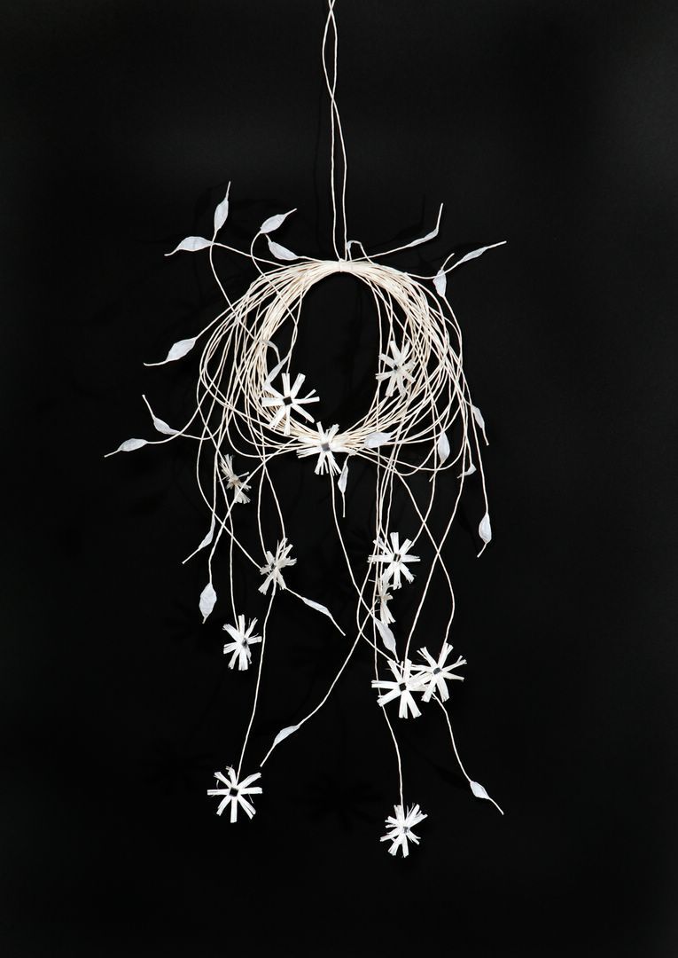 Sternenregen aus Finnischen Papiergarnen