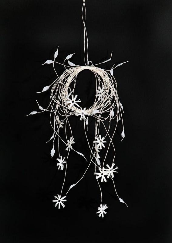 Sternenregen aus Finnischen Papiergarnen