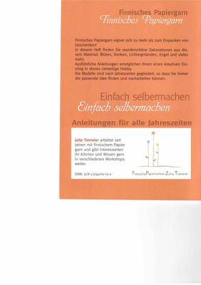 Einfach selbermachen Finnisches Papiergarn