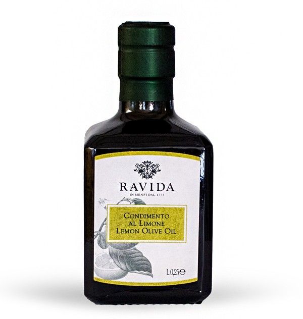 RAVIDA Lemon Oil, 250 ml, Olivenöl mit sizilianischer Zitrone, Extra Vergine 100%, Italien RAVIDA Lemon Oil, 250 ml, Olivenöl mit sizilianischer Zitrone, Extra Vergine 100%, Italien