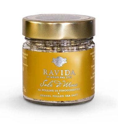 Meersalz mit Fenchelpollen - RAVIDA Mit Wildfenchelblüten gewürztes Meersalz von der Marke RAVIDA