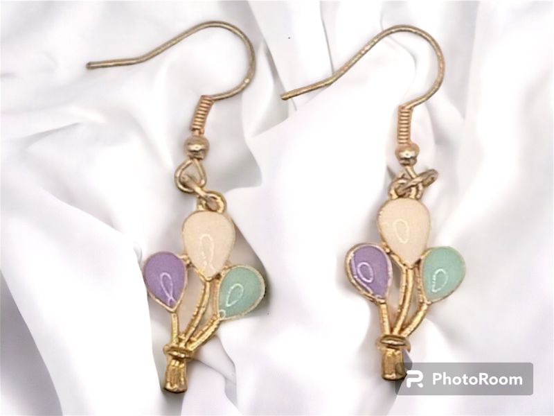 Fun Balloon Dangle Earrings for Her| Balloon earrings| Birthday gifts|