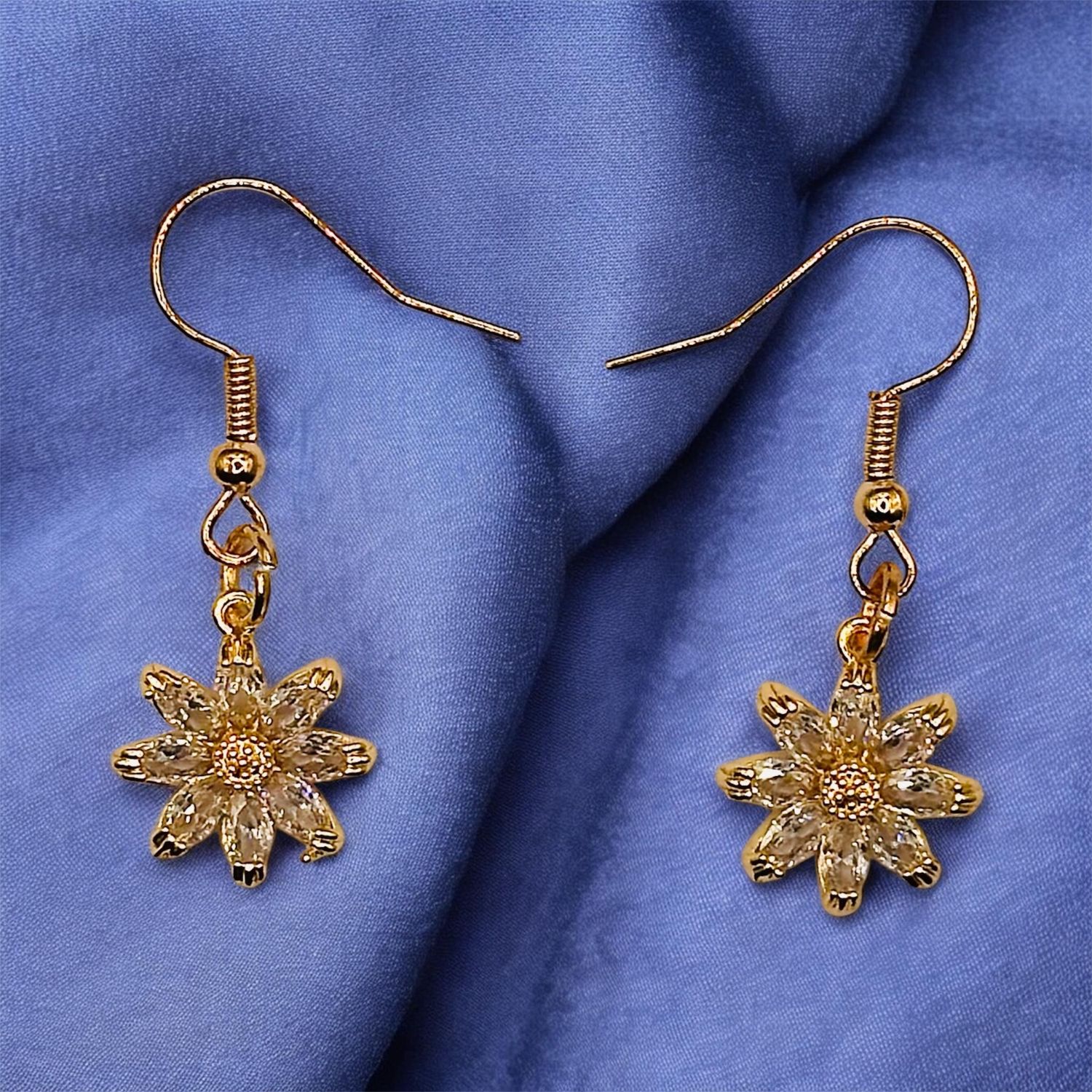 Frosted Flower earrings