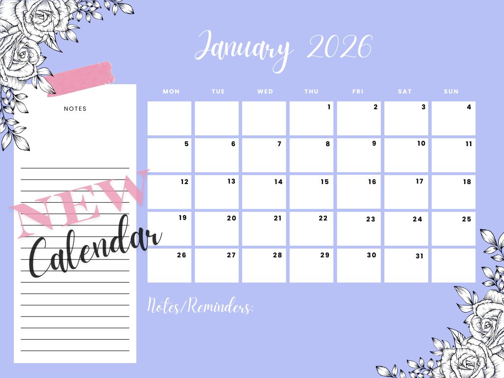 2026 Digital Calendar