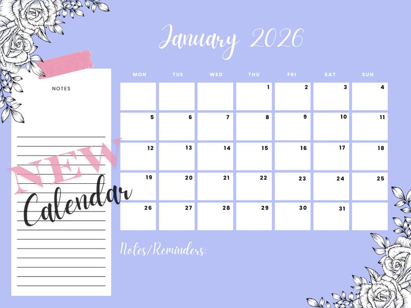 2026 Digital Calendar