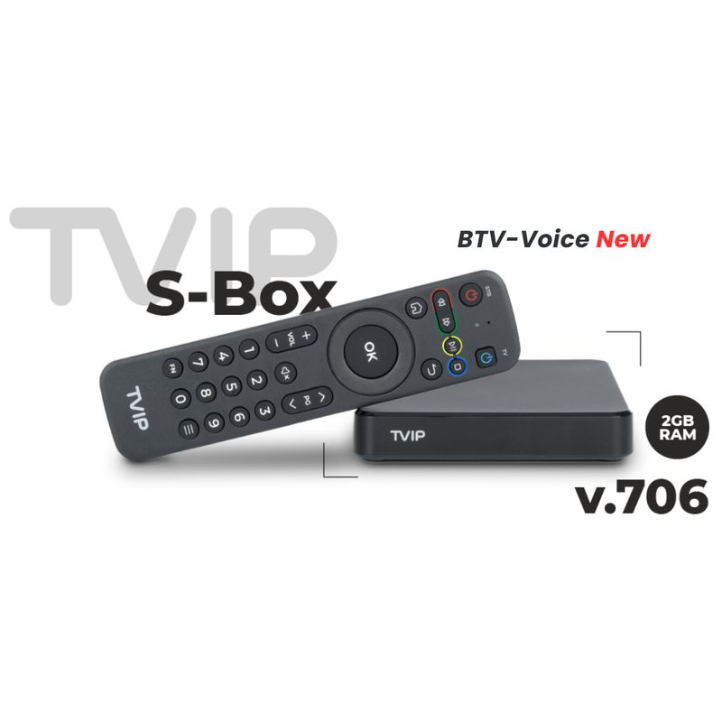 TVIP S-Box v.706 BTV 4K UHD New