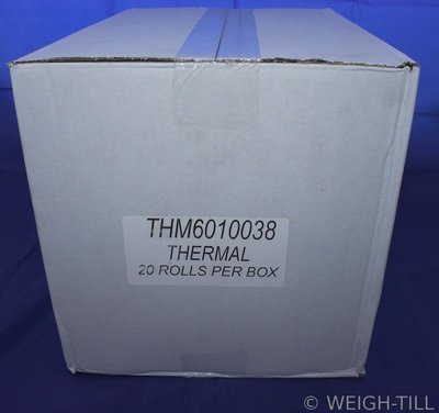 60mm x 100m Thermal Till Rolls