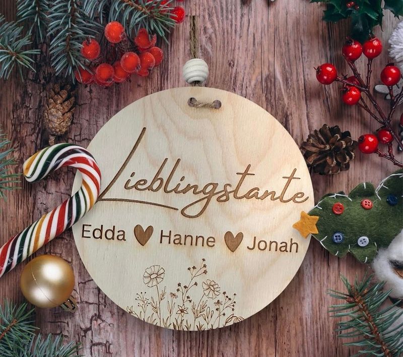 Holzscheibe "Lieblings..."