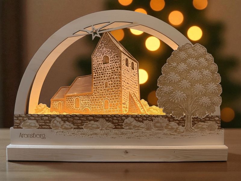 Schwibbogen „Arensberg“ mit LED-Beleuchtung