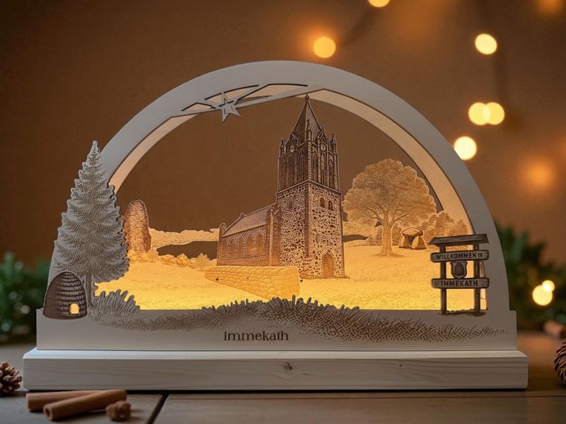 Schwibbogen „Immekath“ mit LED-Beleuchtung