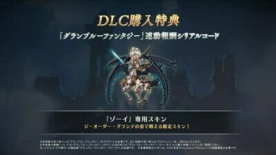 [Serial Code] Granblue Fantasy Versus GBVS Zooey DLC Skin