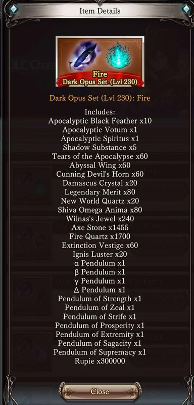 [Serial Code] Granblue Fantasy Versus GBVSR Sandalphon Dark Opus Set (LVL230)