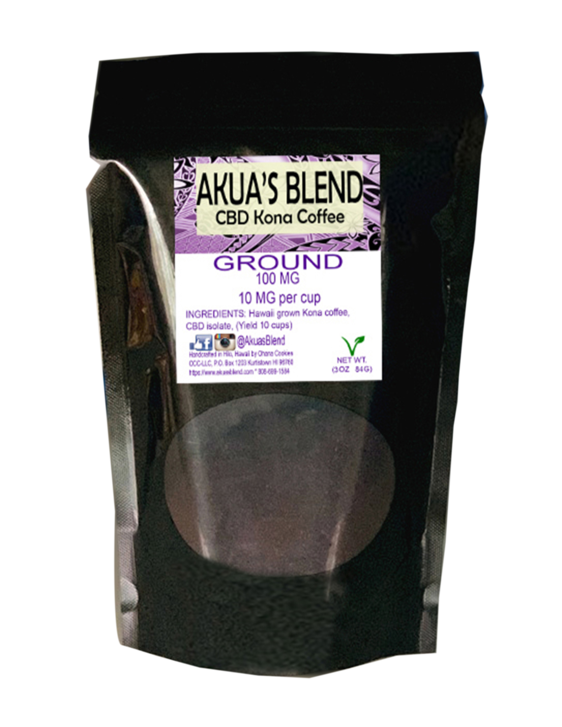 Akua's Blend Kona Coffee - Ground