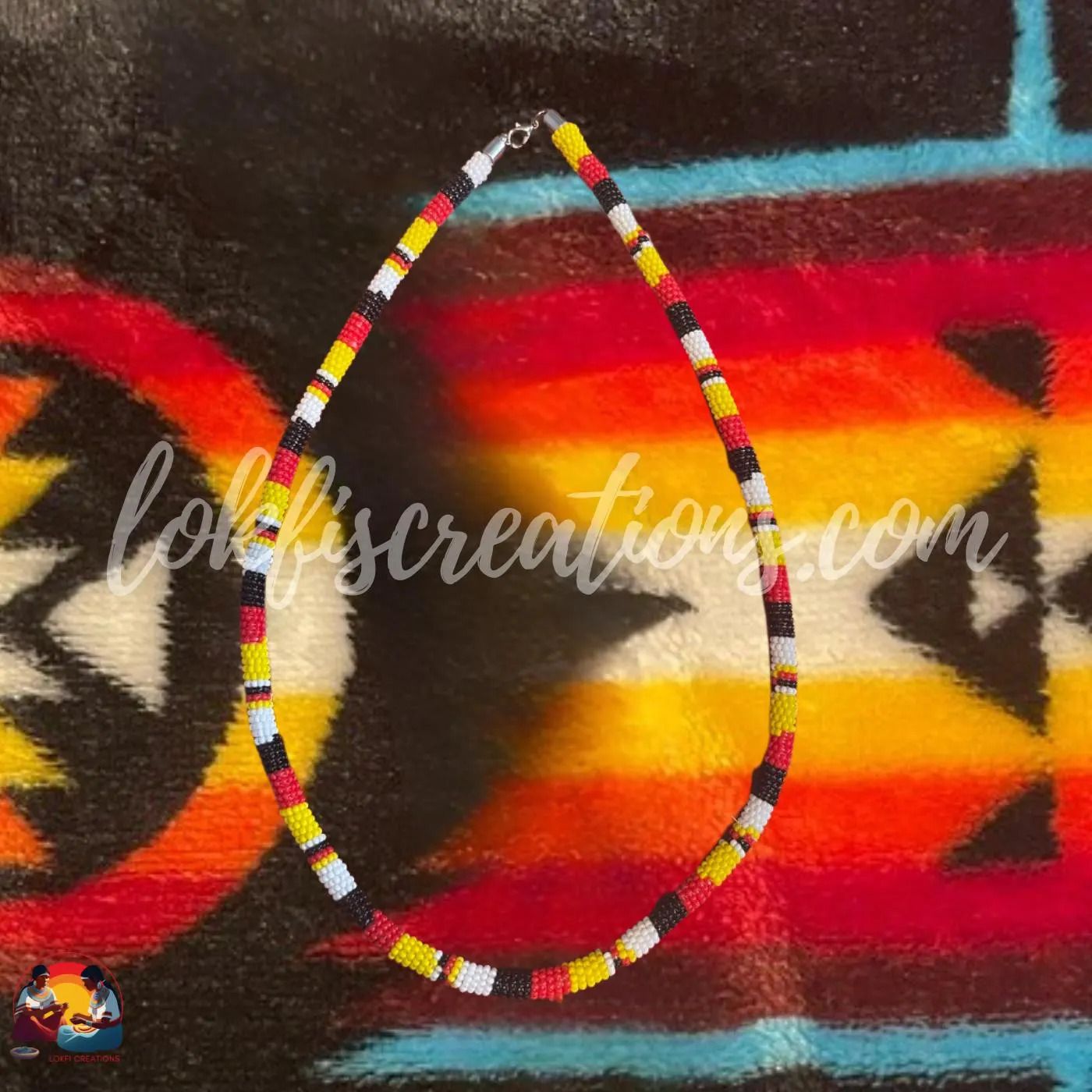 Traditional Beaded Rope Necklace