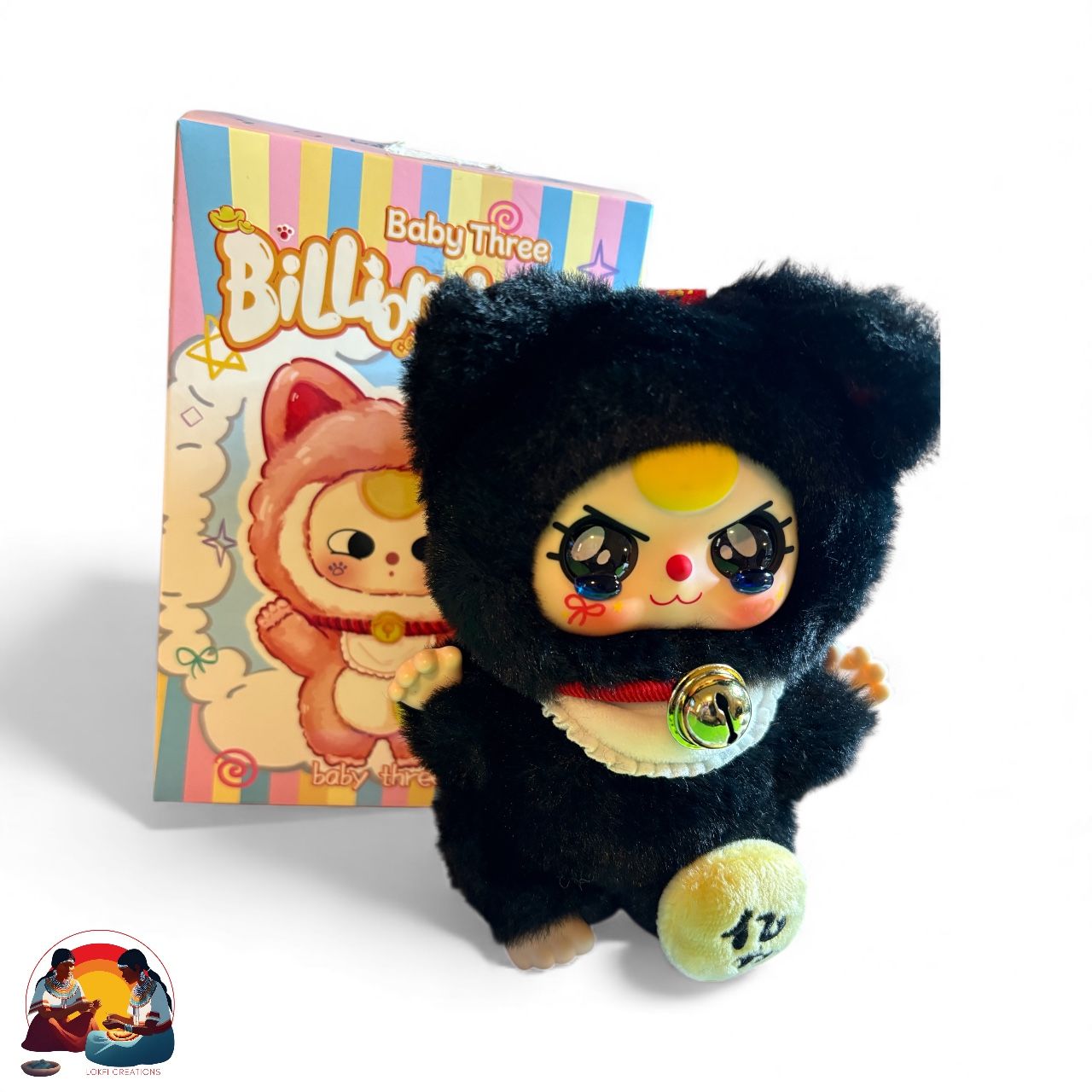 🐾 Baby Three Billionaire Cat – Limited Edition Collectible Vinyl Figure