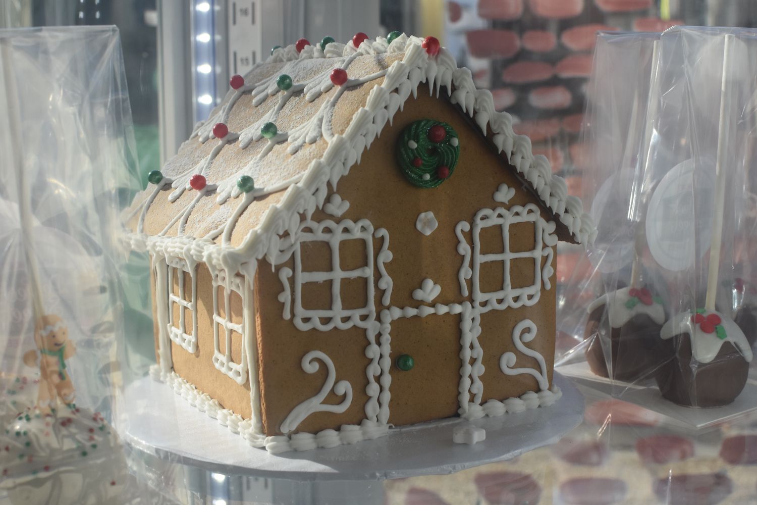 Hand Decorated Gingerbread House