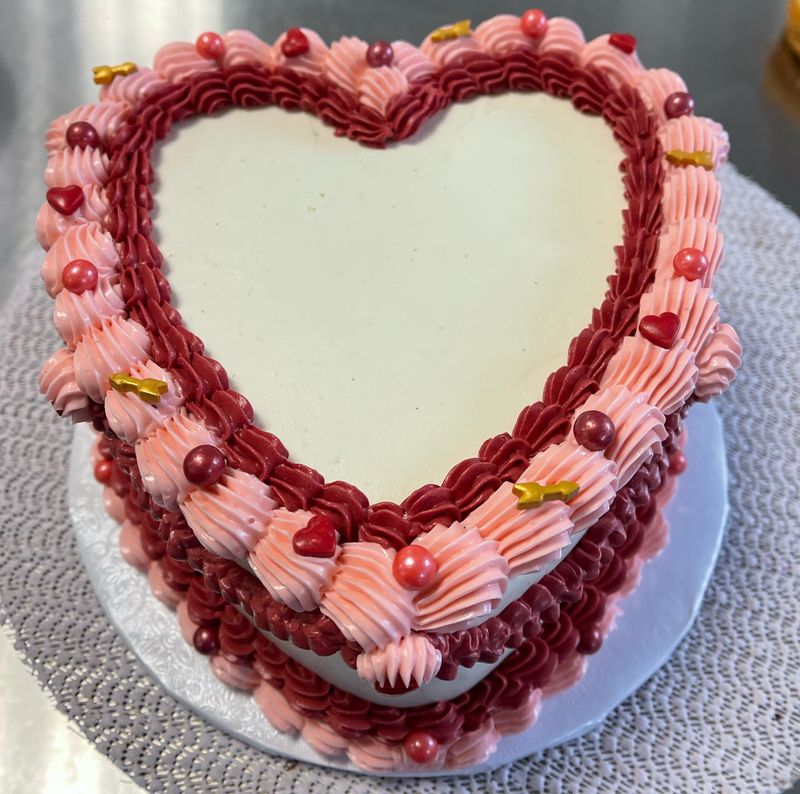 6-inch Heart-Shaped Cake
