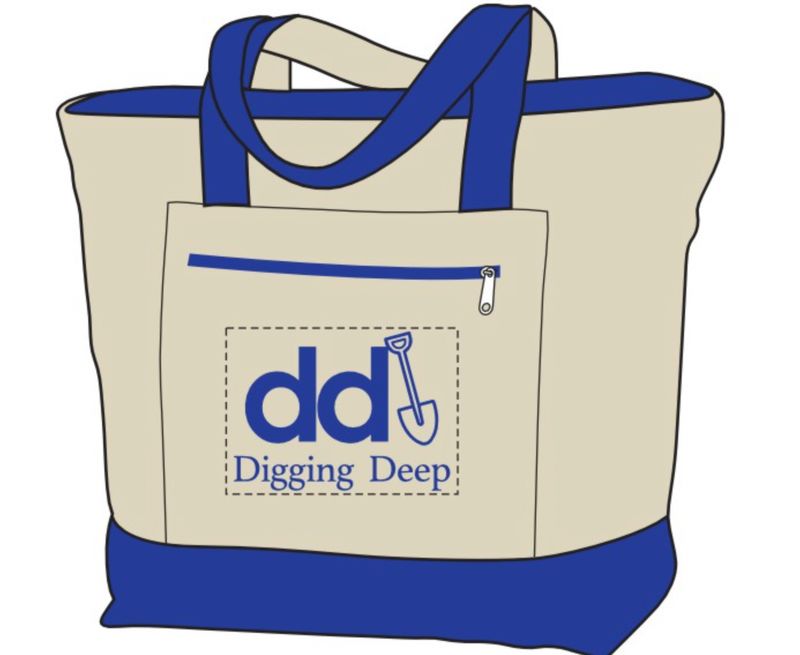 Digging Deep Tote Bag
