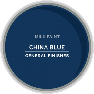 China Blue Milk Paint