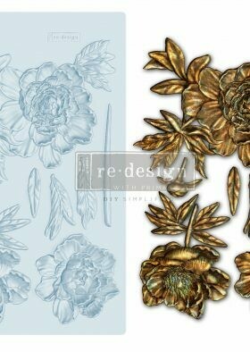REDESIGN DECOR MOULDS® – WILDERNESS ROSE – 5″X8″, 8MM THICKNESS