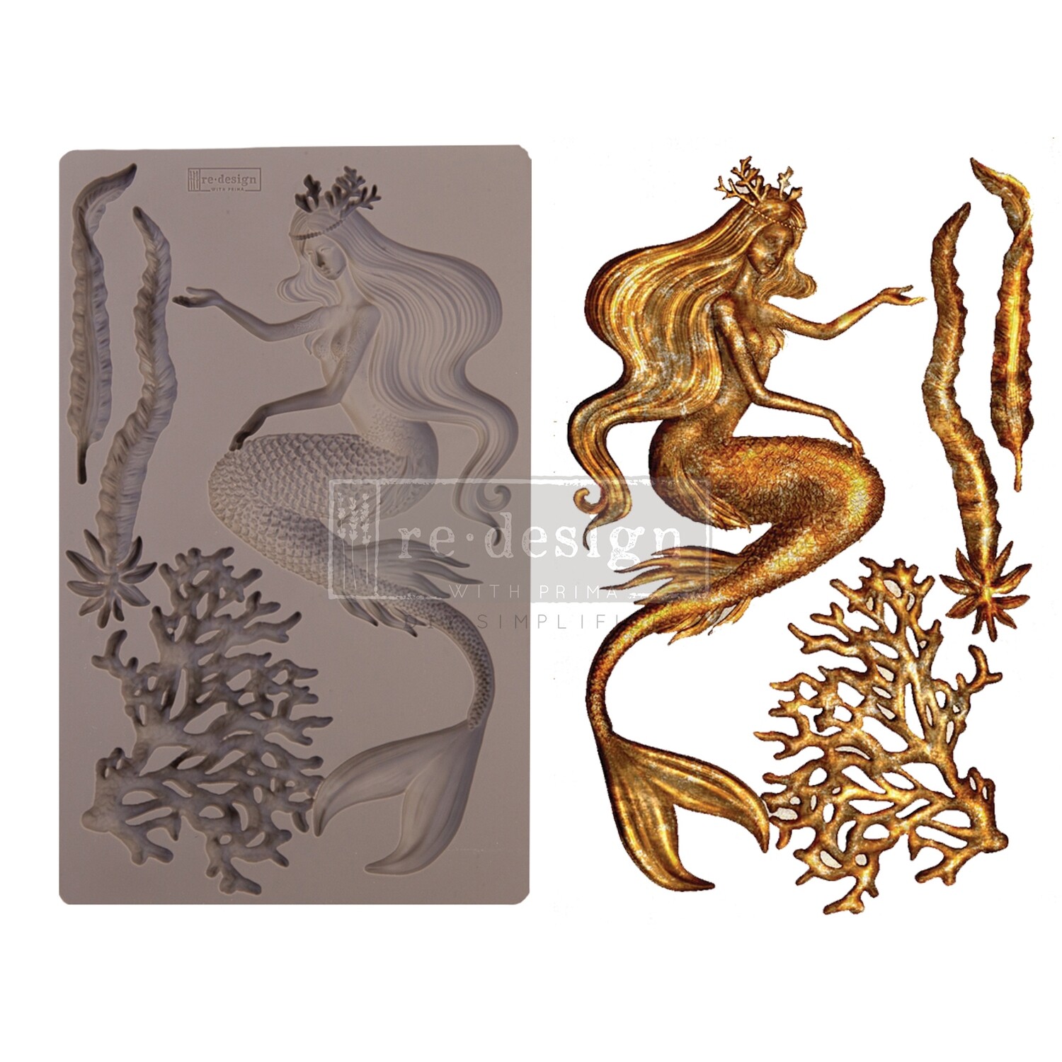 REDESIGN DECOR MOULDS® – SEA MAVEN – 5″ X 8″, 8MM THICKNESS