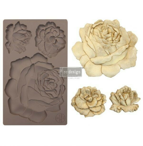 REDESIGN DÉCOR MOULDS® 5″X8″ – ETRUSCAN ROSE
