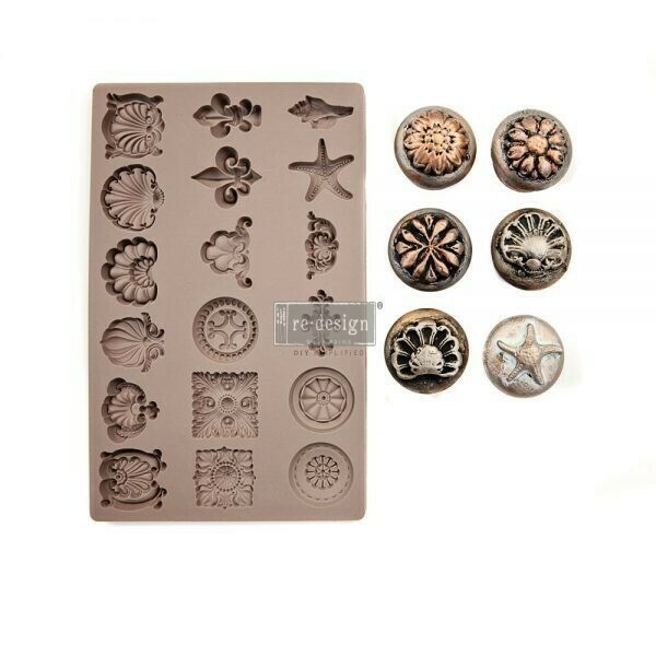 REDESIGN DÉCOR MOULDS® 5″X8″ – SEASHORE TREASURES
