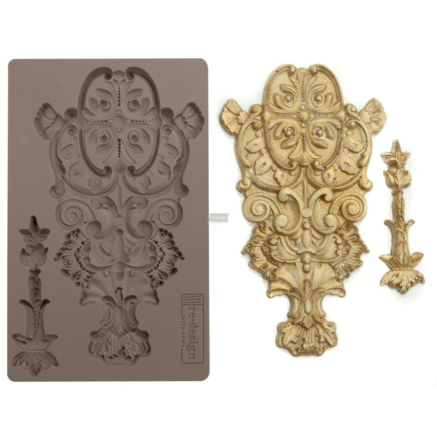 REDESIGN DÉCOR MOULDS® -GOLDEN EMBLEM 5″X 8″ 8 MM THICKNESS