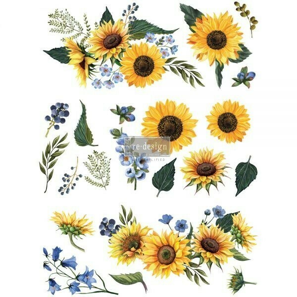 REDESIGN DECOR TRANSFERS® – SUNFLOWER FIELDS