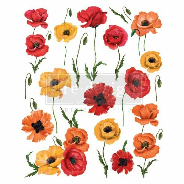 REDESIGN DECOR TRANSFERS® – POPPY GARDENS