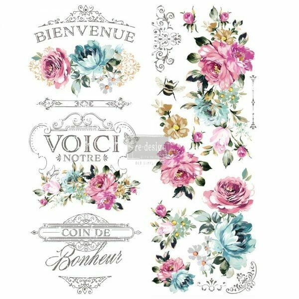 REDESIGN DÉCOR TRANSFERS® – FUCHSIA SUNSET