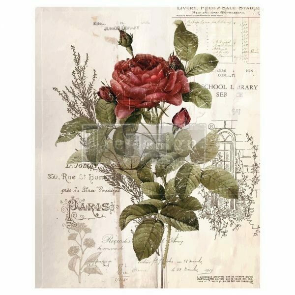 REDESIGN DÉCOR TRANSFERS® – BOTANICAL ROSE