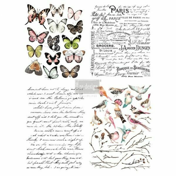 REDESIGN DÉCOR TRANSFERS® – PARISIAN BUTTERFLIES