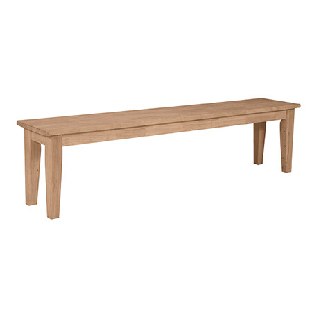 72&#39;&#39; Farmhouse Shaker Bench