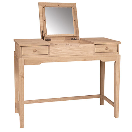 Vanity w/ flip up mirror