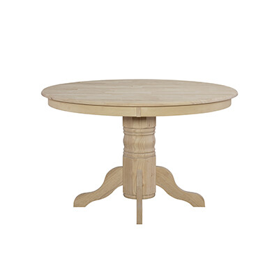 Round Pedestal Table (top only) / Turned Pedestal
Half bullnose edge