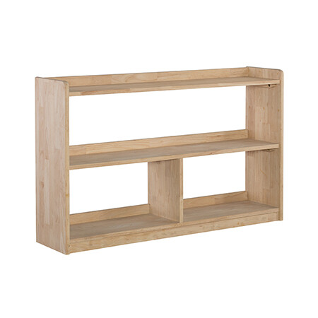 Abby 48&#39;&#39;W Divided Bookcase