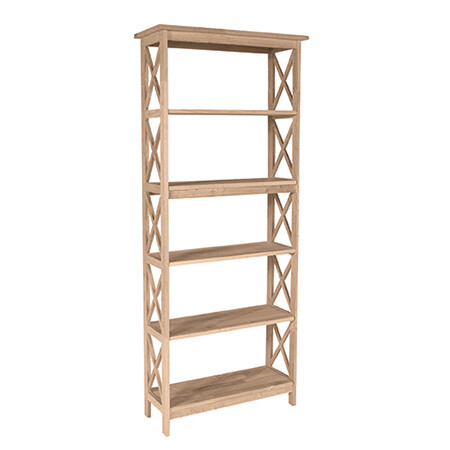 72&#39;&#39;H X -Sided Bookcase