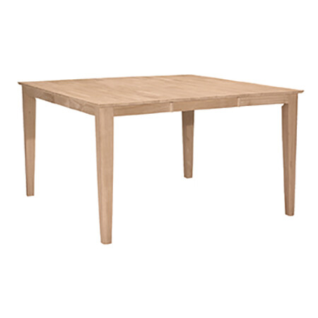 Butterfly Leaf Table (top only) / Shaker Gathering legs for T-3654XBT
Reverse bevel edge, Also available with T-236T Turned Gathering legs