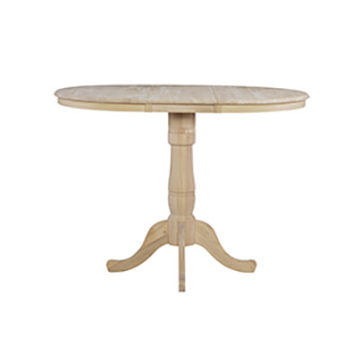 Extension Table (top only) / Traditional Pedestal / Extension Piece
Half bullnose edge