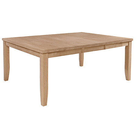 Butterfly Leaf Table (top only) / Thick Gathering Shaker legs for T-6060XBT table
Eased edge top, Also available with T-61G Thick Gathering legs