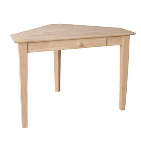 Corner Shaker Desk
33&#39;&#39; wall space required